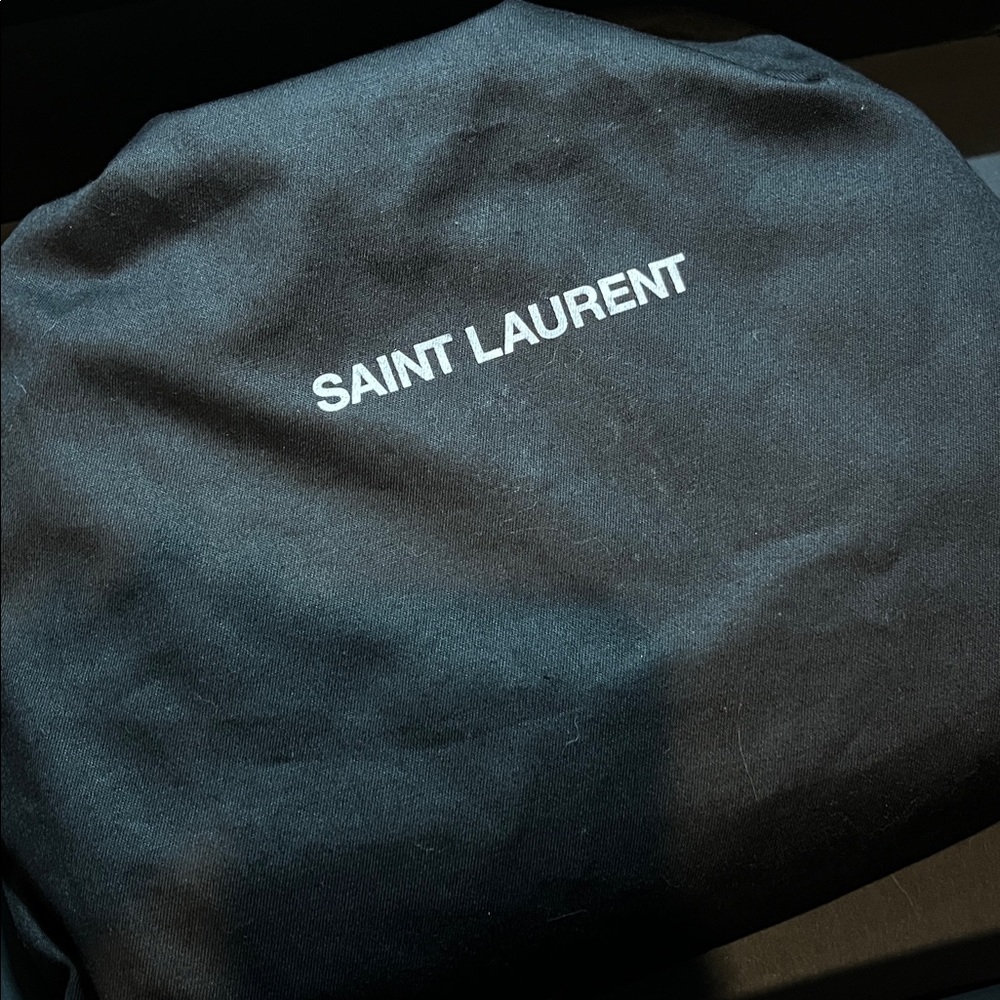 SAINT LAURENT Lou Quilted Leather Crossbody Bag - Picture 14 of 17